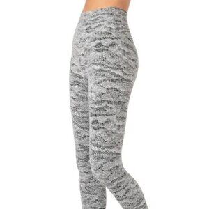Kyodan leggings brushed grey speckle size small